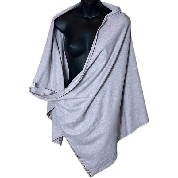Lululemon vinyasa scarf heathered pink taupe convertible wrap, scarf, cardigan - Picture 1 of 6